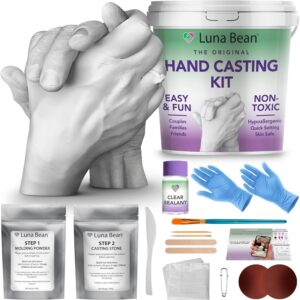 Luna Bean Hand Casting Kit – The Original Hand Mold Kit for Couples