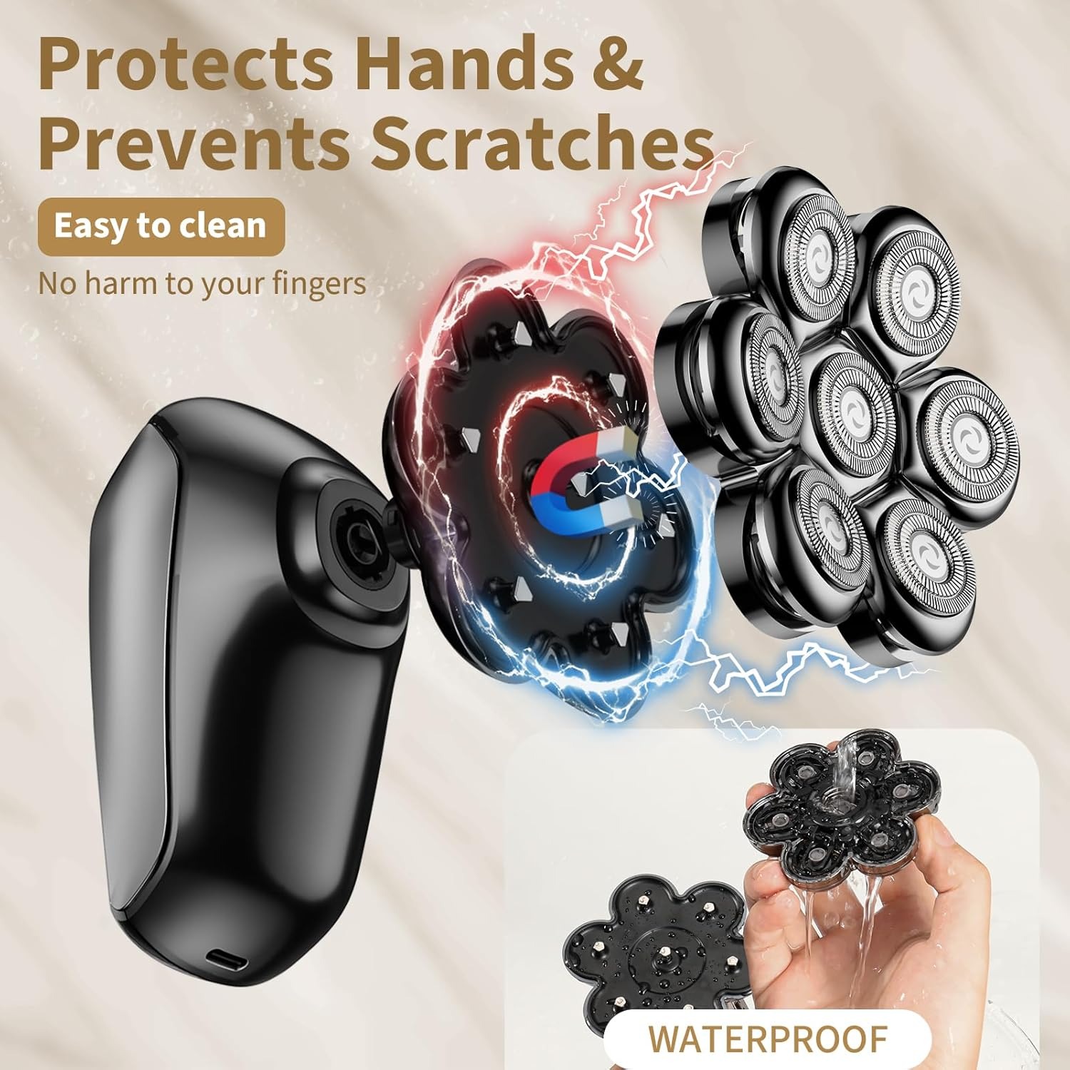 Head Shavers for Bald Men: 5-in-1 Electric Razor - Image 4