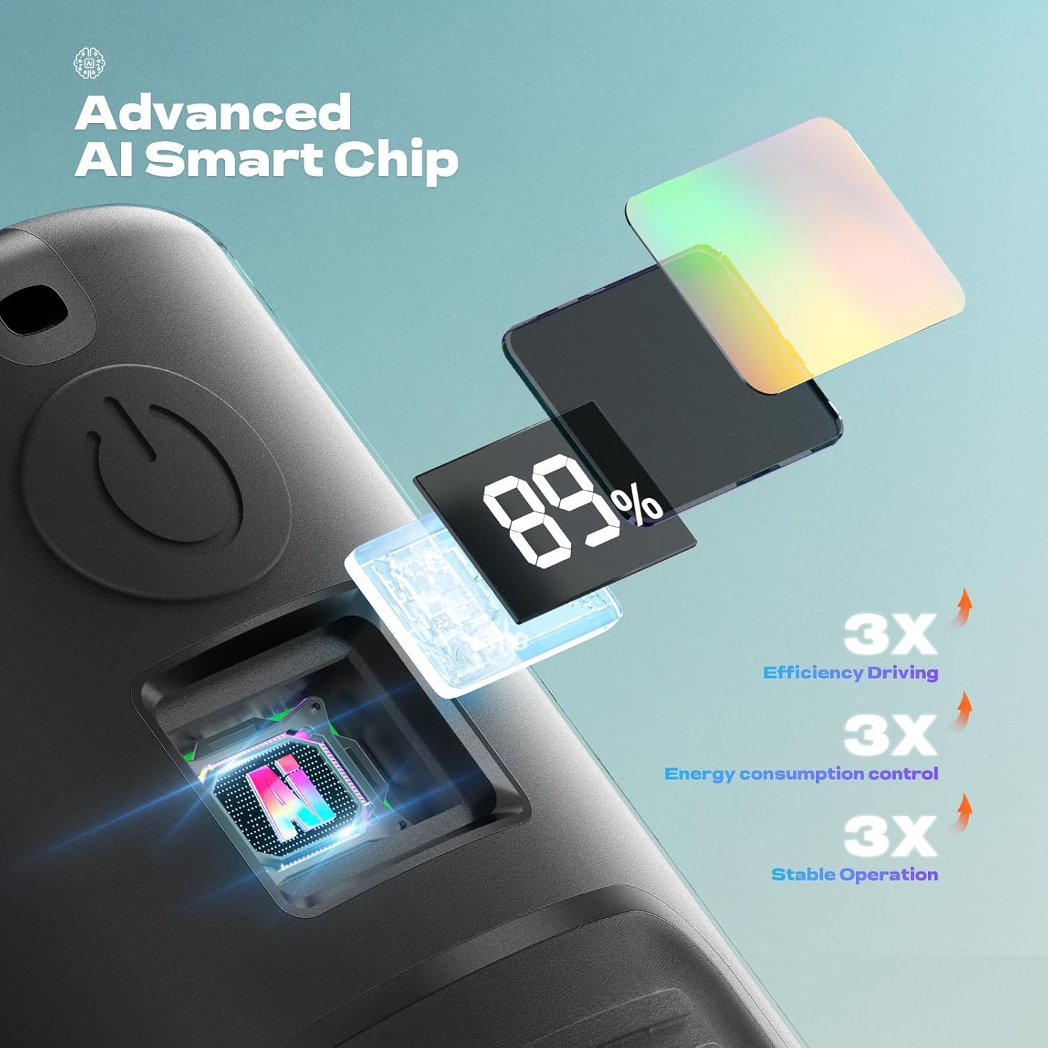 Portable Waist Fan, 4 Speeds 13000RPM Strong Airflow - Image 2