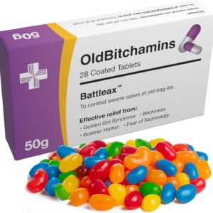 Funny Prank Pill Box with Sweets, Gag Gifts for Men