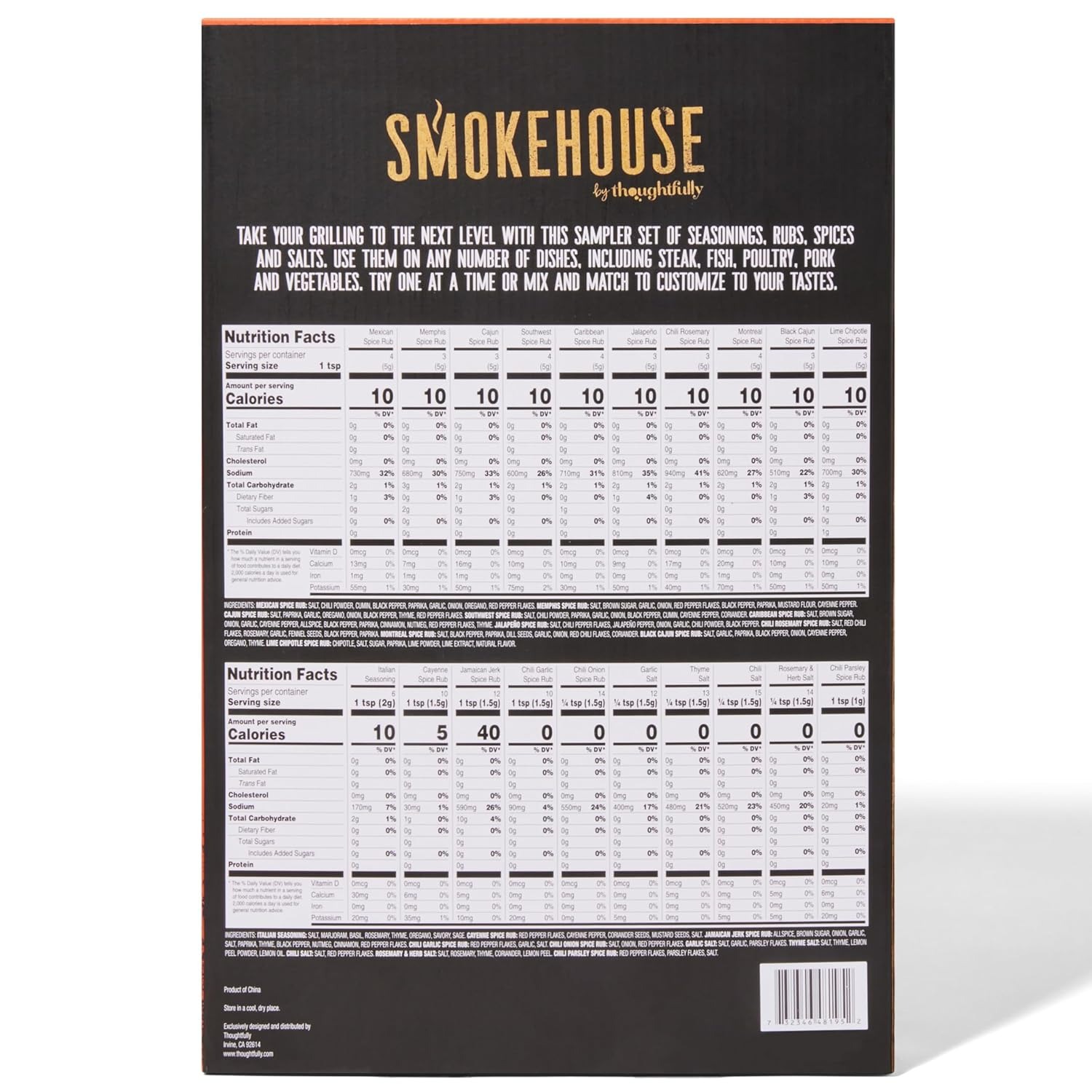 Smokehouse by Thoughtfully Ultimate Grilling Spice Set - Image 3