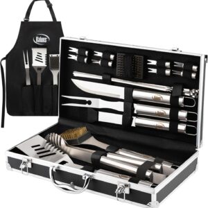 Kaluns 21‑Piece Deluxe Stainless‑Steel Grilling Tool Set