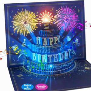 Upgraded 3D Pop‑Up Firework Birthday Card